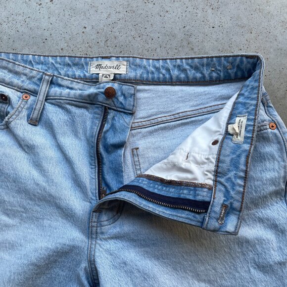 Madewell The Curvy Perfect Vintage Wide-Leg Jean Size 32P Light Blue - Picture 3 of 8